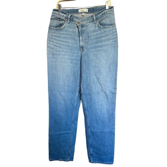 A&B the 90s straight ultra high curvy jeans size 31/12 - Picture 2 of 5